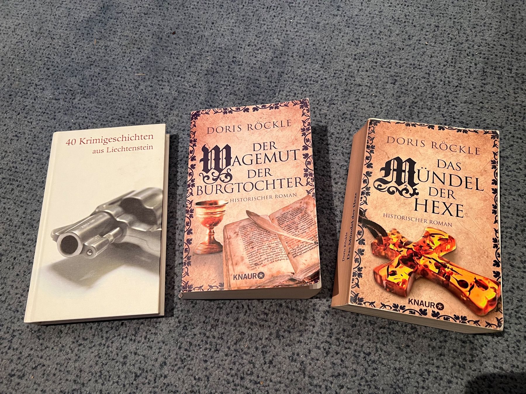 Bücher: Liechtenstein - 2 x Doris Büchel und Krimi - Geschichten – Gebraucht aus Ruggell von Malbuntiger01