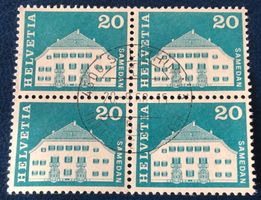 4 er Block Nr.360 mit Vollstempel Solothurn