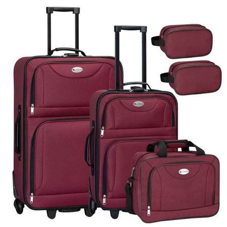 Trolley Kofferset Athen - Bordeaux 5-teiliges Set