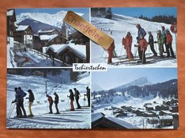 Vintage Ansichtskarte Tschiertschen Winter 1980 Rarität!