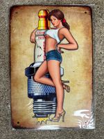 Spark plugs pin up werbung reklame Champion