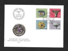 FDC Pro Patria Serie 1974; B162-B165
