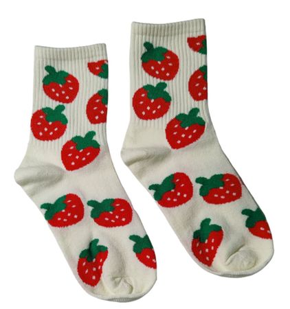 Socken Erdbeeren
