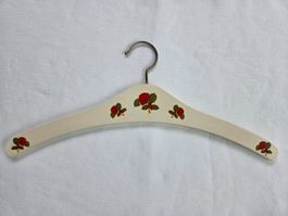 Vintage Kleiderbügel mit Rosenmotiven aus den 1970er Jahren