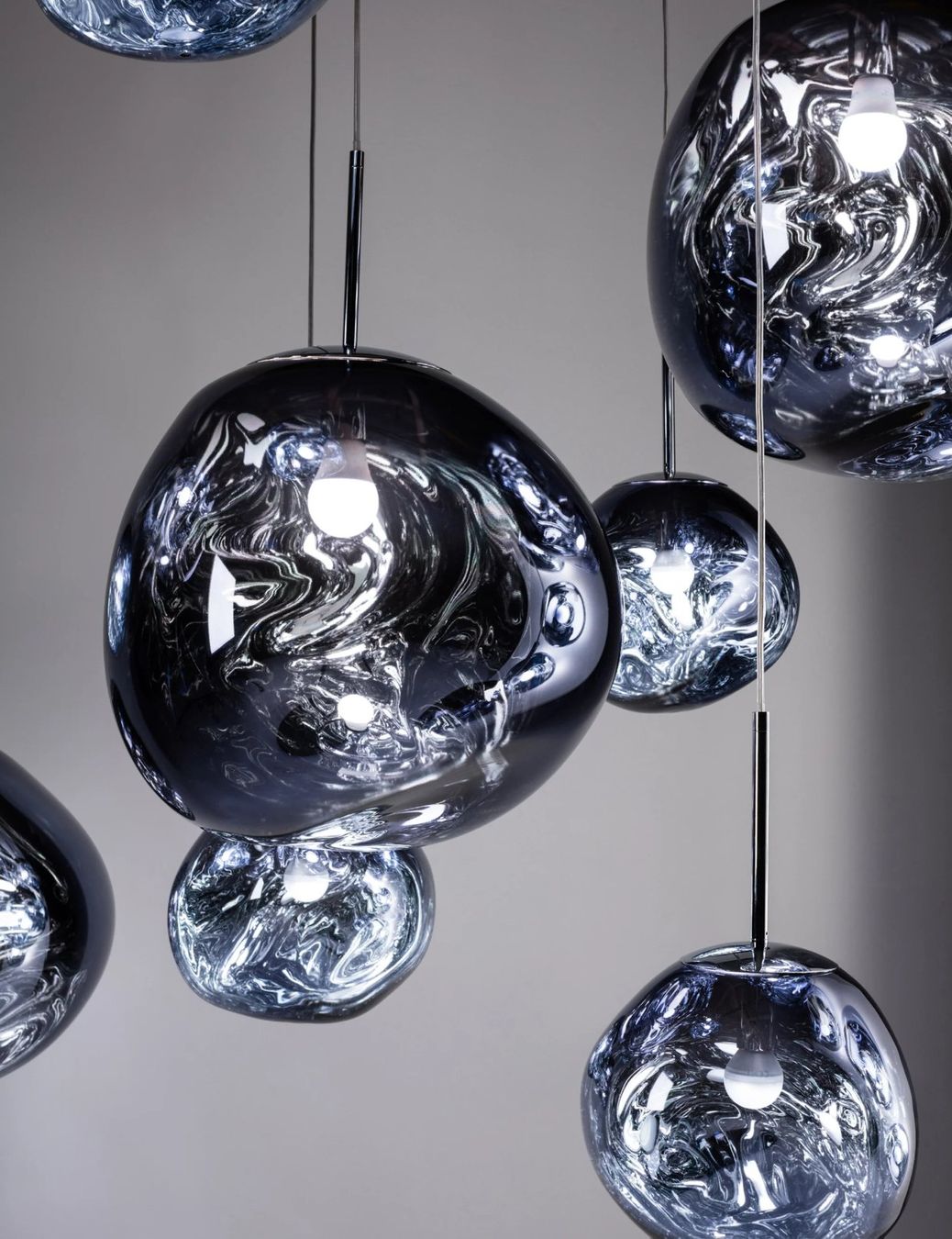 Tom Dixon Kronleuchter & Deckenlampen: Tom Dixon - Melt dunkel – Gebraucht aus Horn von Ruf_Des 1