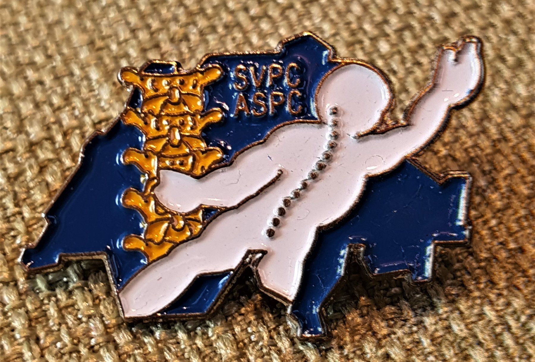 Placchette & Badge: B003 - Pin SVPC ASPC Physiotherapeut – Usato da Reinach BL venduto da Boston-Verkauf