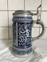 Bierkrug mit Zinndeckel