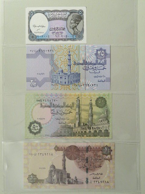 Banconote: Aegypten Pound Set – Nuovo (secondo la descrizione) da Nürensdorf venduto da Wini56