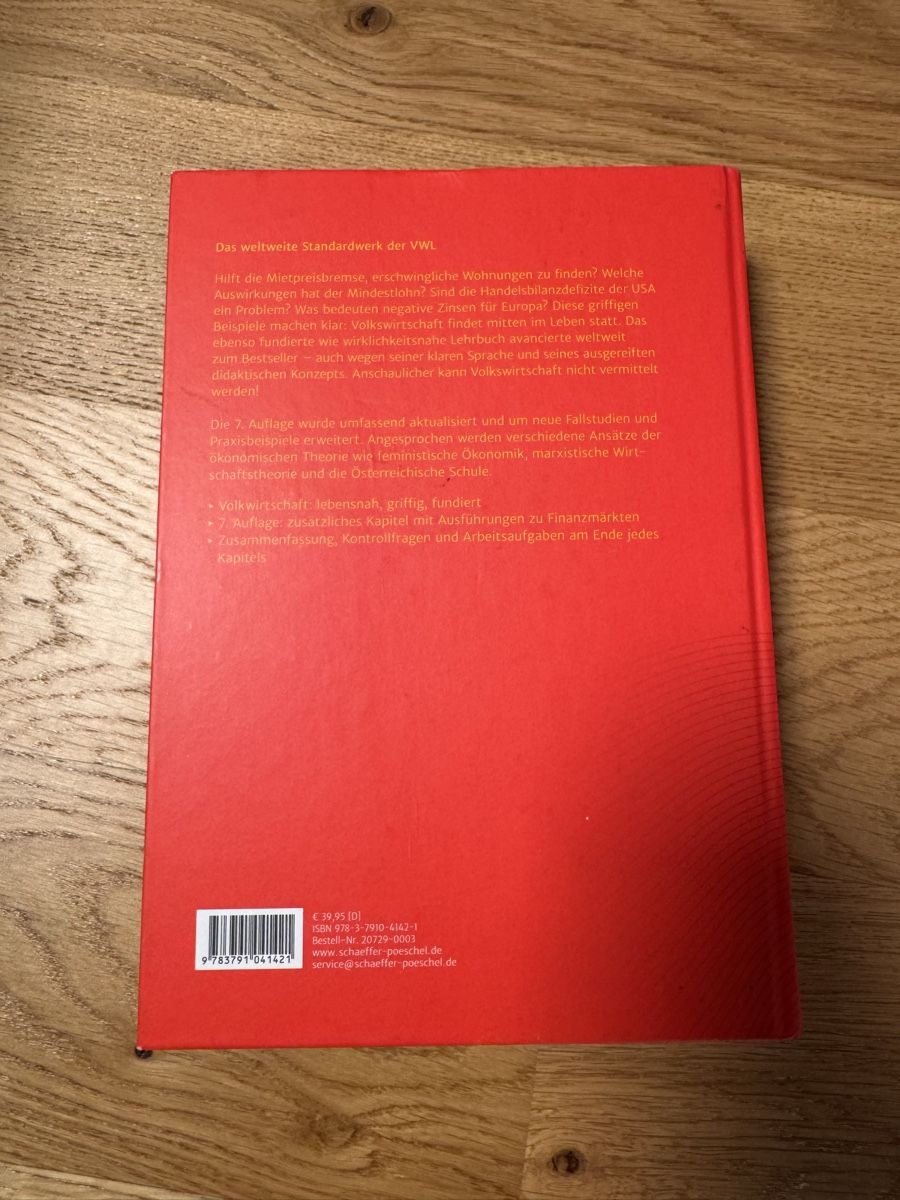 Libri: Volkswirtschaftslehre, Mankiw/Taylor – Usato da Herisau venduto da XenonSniper 1