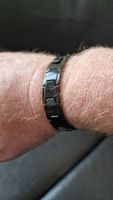 Magnetarmband, neuwertig, schwarz, unisex