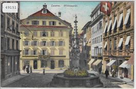 Luzern - Weinmarkt - Litho