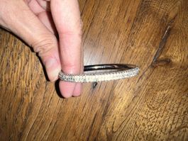 Eleganter Svarowski Armreif mit Strass-Steinen, neuwertig! ✨