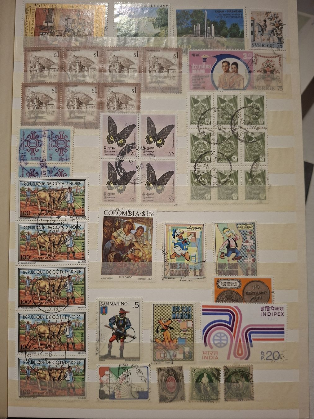 Tutti i francobolli: Album div Marken Ausland  – Usato da Balgach venduto da SIMEON27 3