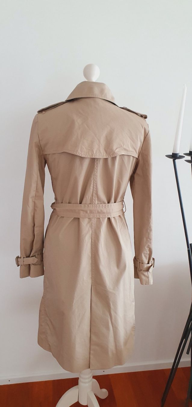 Mango Mäntel: Trenchcoat Mango Gr. 34 beige Baumwolle – Gebraucht aus Stansstad von InStyle8 1