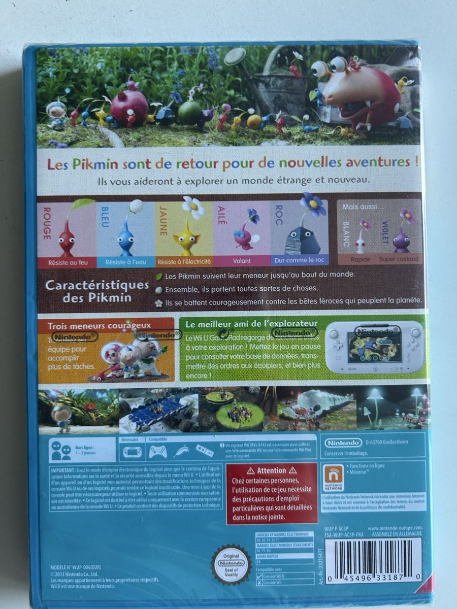Nintendo Spiele: Pikmin 3 sealed FRa – Neu und originalverpackt aus Pully von PongDayOne 1