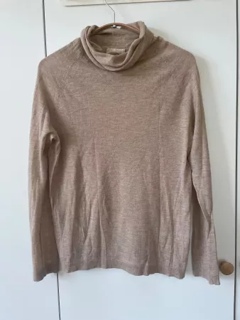 American Vintage Rollkragenpullover – Gr. S (Wolle/Kaschmir)