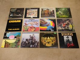 12x Vinyl: Caravan, ELO, Hawkwind, Prefab Sprout, Strawbs