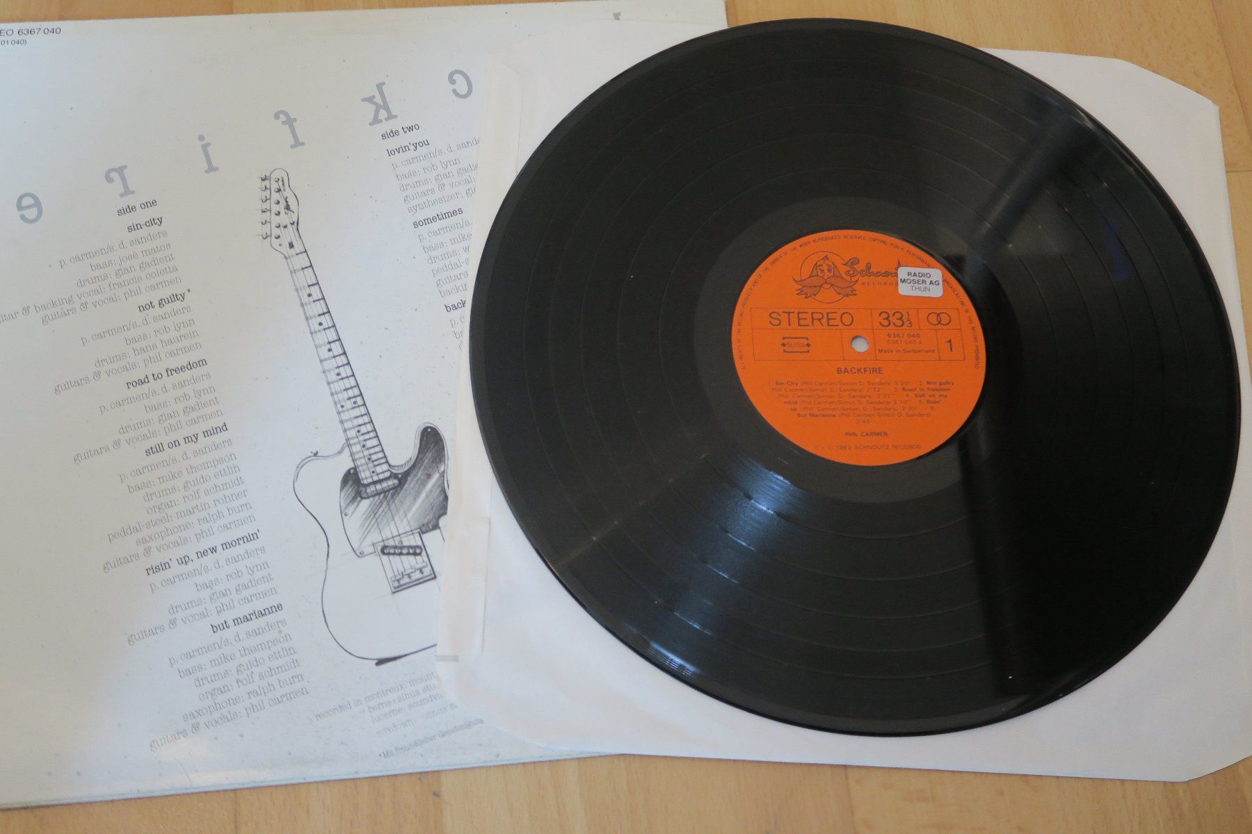 Dischi in vinile: Phil Carmen – Backfire – Usato da Thun venduto da Karibu70 2