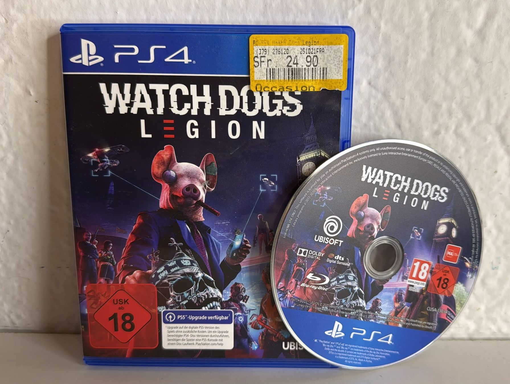 Spiele: Watch Dogs Legion PS4 Spiel  – Gebraucht aus Ehrendingen von lax21