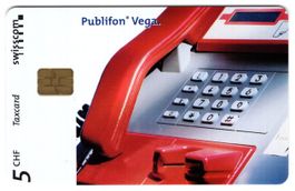 Swisscom, Publifon Vega - seltene Chip Geschenk Taxcard