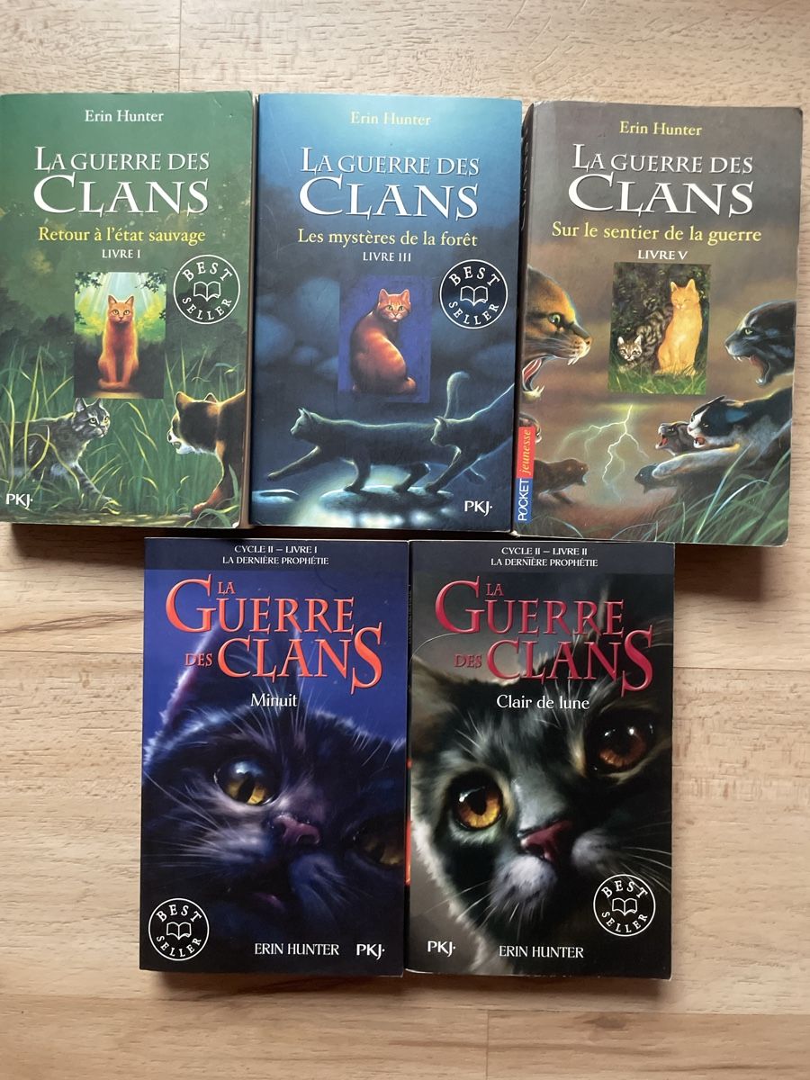 Libri: La Guerre des Clans: 5 tomes – Usato da Crissier venduto da Nouchki76