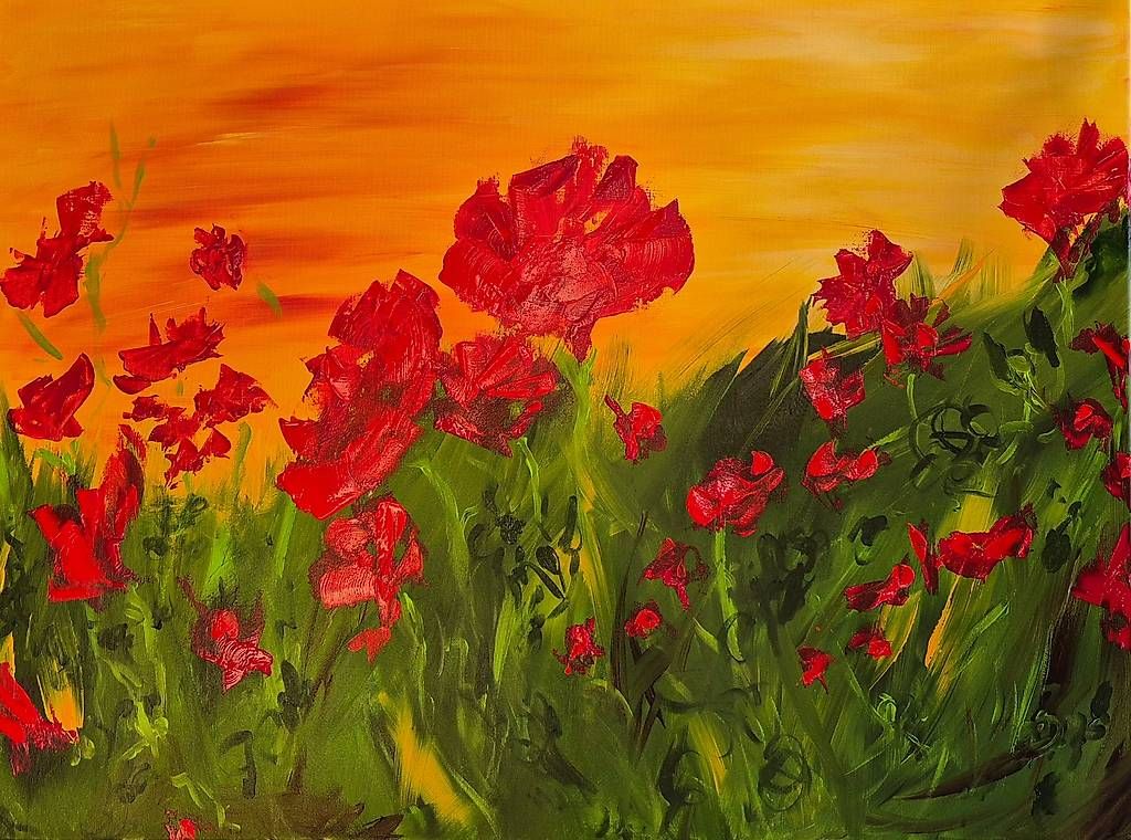 Tableaux: Mohnblumen – Neuf (Voir description) à Steckborn par apulien72015
