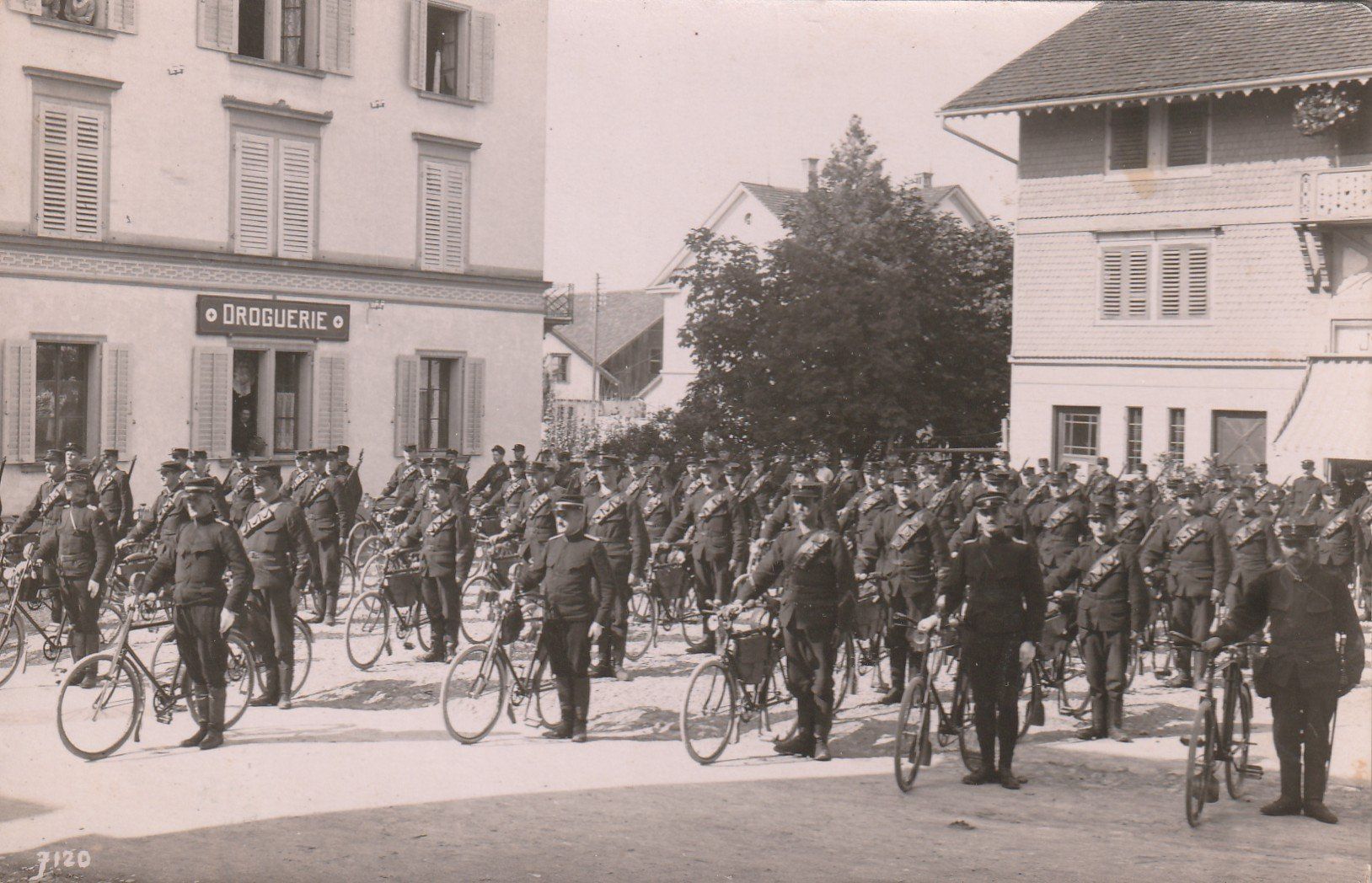 Cartoline postali: Militär Radfahrer Kompaniefoto – Usato da Rorschacherberg venduto da fratovi2
