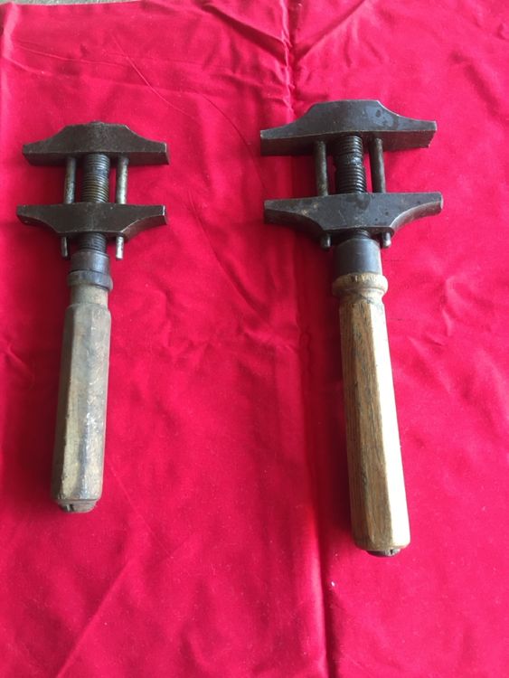CLÉ À MOLETTE Anglaise ancienne B et C Outil Ancien EUR 17,00 - FR