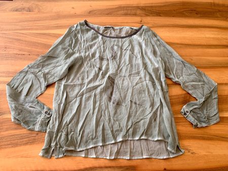 NILE edle Seidenbluse Blusenshirt Grösse M