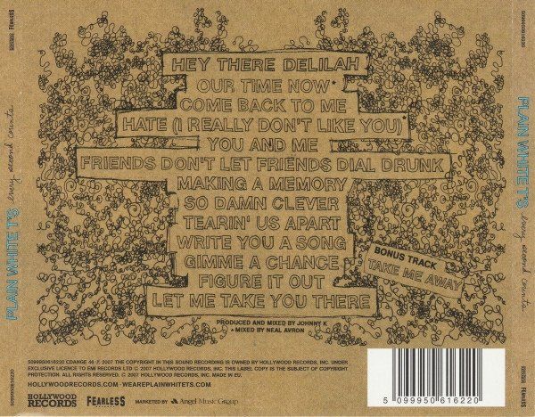 CDs: Plain White T's – Every Second Counts – Gebraucht aus St.Gallen von jalamusic 1