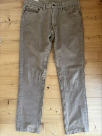 Jeans Levi's Premium 511 Velours Beige, Taille 34/34,