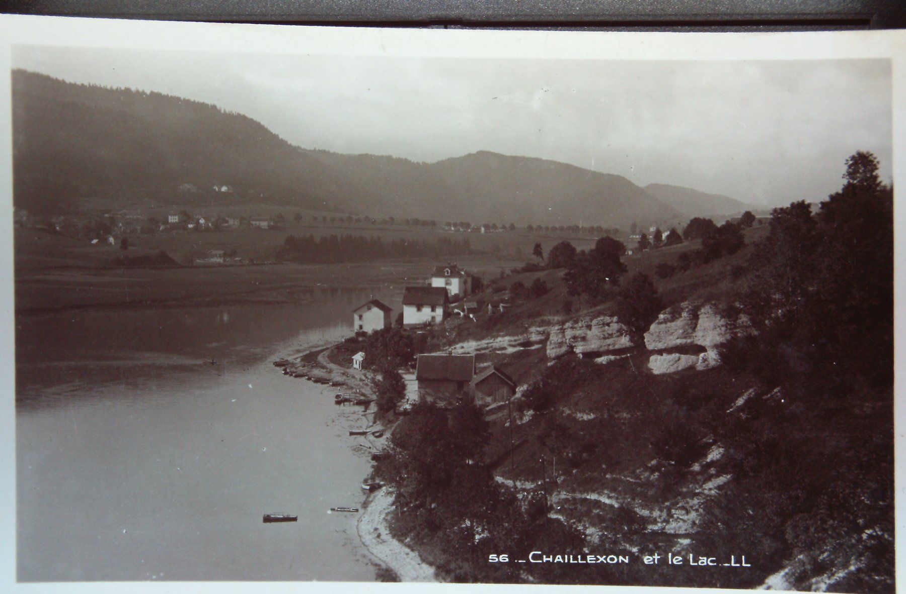 Ansichtskarten: Le lac des Brenets sur le Doubs – Gebraucht aus Le Locle von Roger46