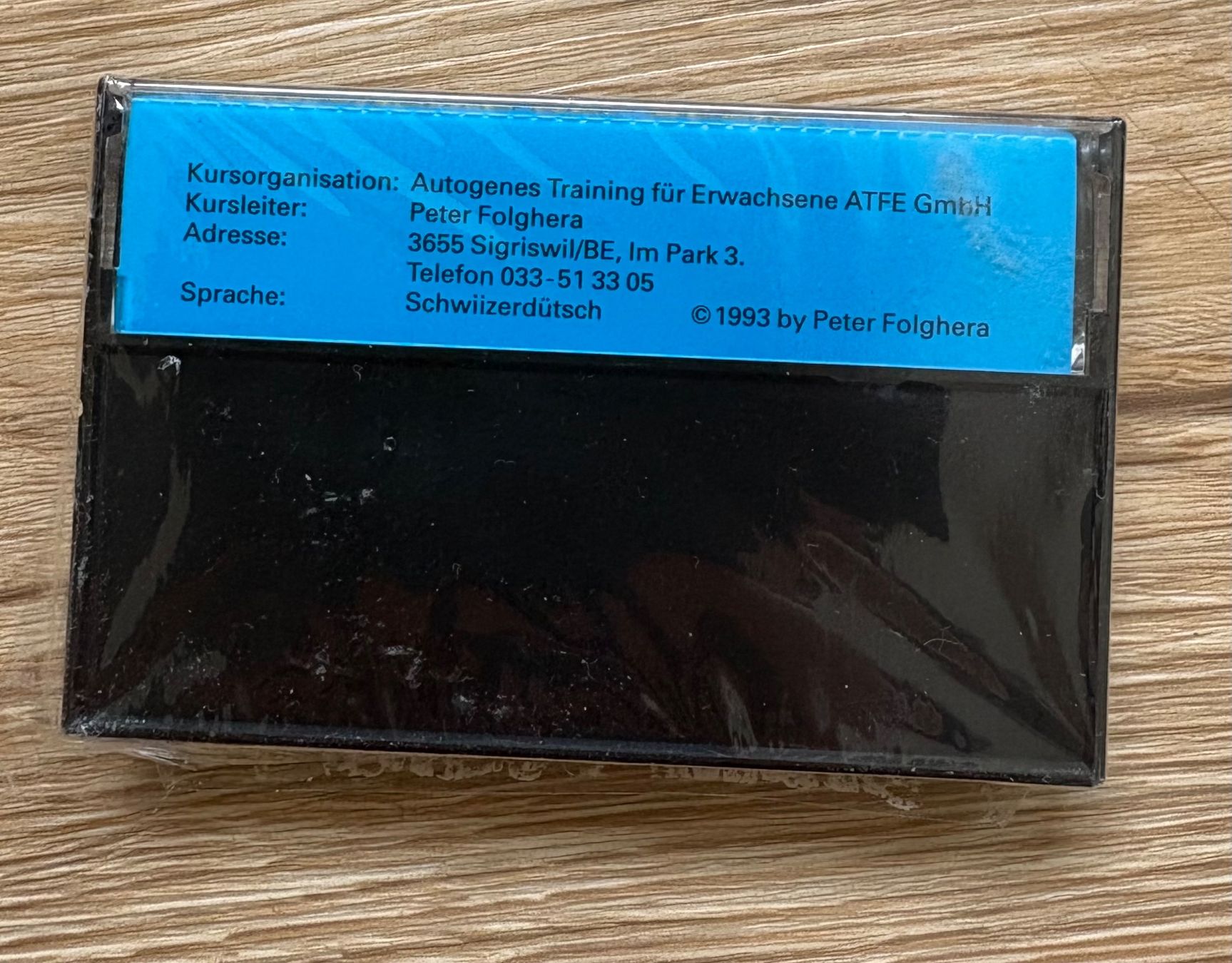 Musicassette: Autogenes Training – Nuovo e nell'imballaggio originale da Spiez venduto da Agenda01 1