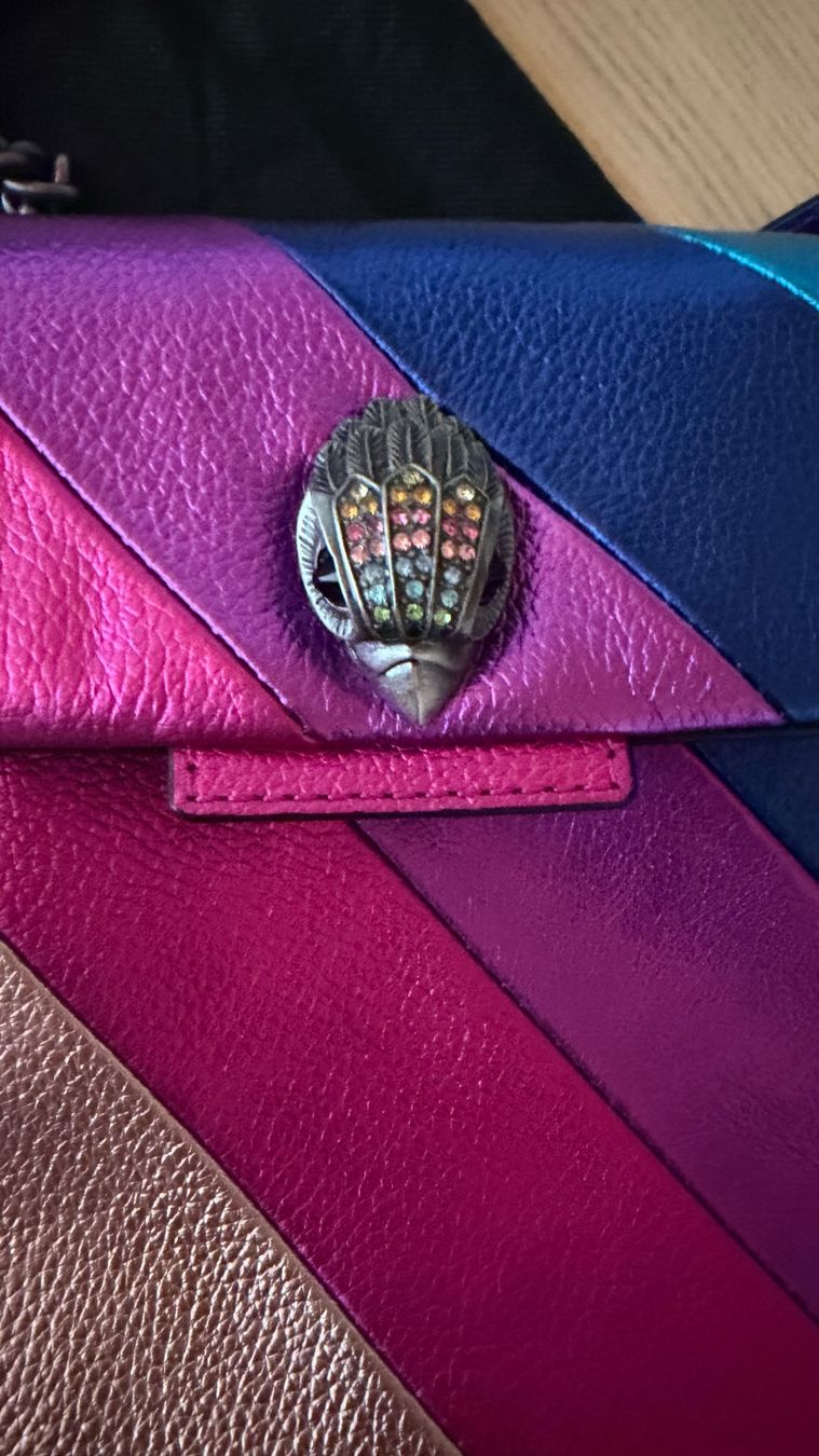 Kurt Geiger Borse da donna: Kurt Geiger Multicolor Regenbogen Schultertasche – Nuovo (secondo la descrizione) da Winterthur venduto da damoiselles 3