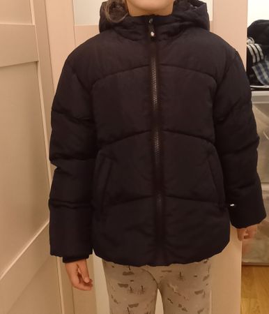 Winterjacke, Beatwear, Gr. 134, Neu, Dunkelblau/Schwarz
