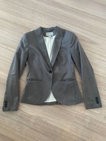 Blazer von H&M anthrazit/grau Gr. 36