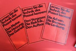3 x Lernen Sie die Technik des VW Passat kennen 1973