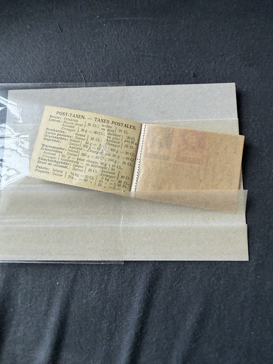 Alle Briefmarken: Altes Schweizer Markenheftchen mit 2 Wilhelm Tell Postfrisch – Neu (gemäss Beschreibung) aus Murgenthal von Tina_4055 1