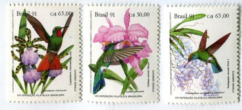Tutti i francobolli: Briefmarken "Kolibri". Brasilien. – Nuovo e nell'imballaggio originale da Basel venduto da Butsch5