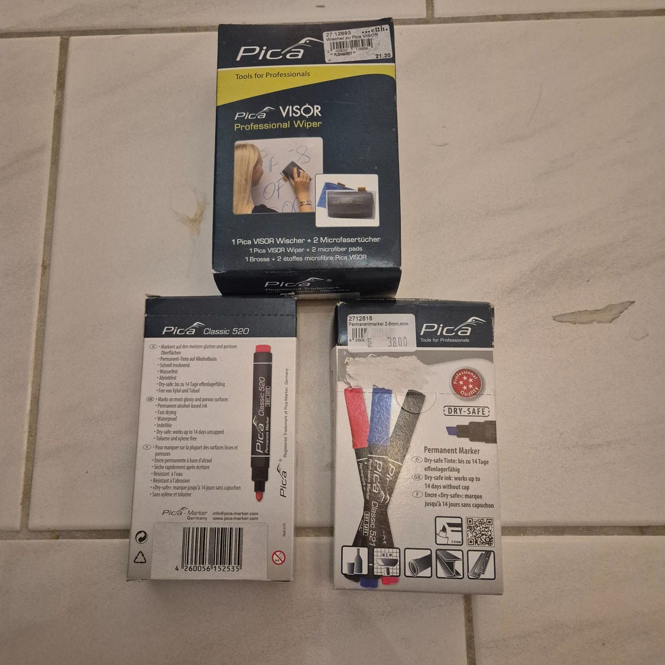 Lavagne: Pica Profiwischerset für Whiteboard – Nuovo e nell'imballaggio originale da Arni AG venduto da kurtrmeier