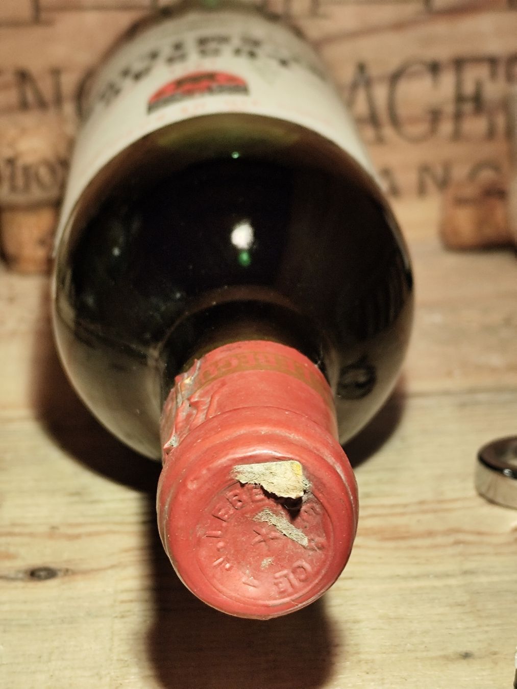 Vino: 1971 Lussac St-Emilion – Nuovo (secondo la descrizione) da Büsserach venduto da Vintage-vins 4