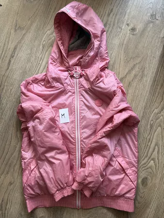 Jacke Damen pink mit Kapuze