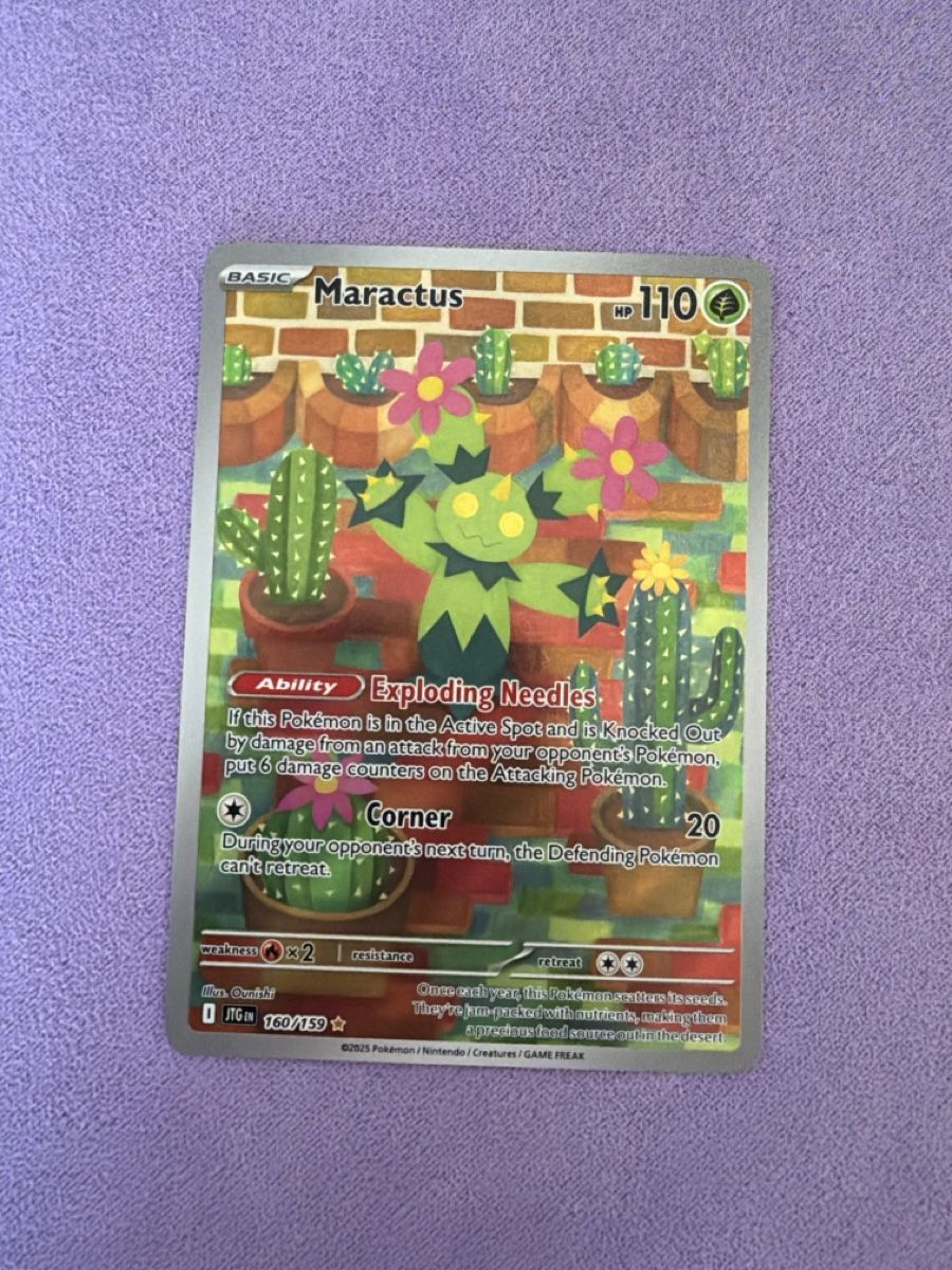 Pokémon Carte collezionabili: Maractus 160/159 NM EN – Usato da Cadro venduto da rarecandycustoms