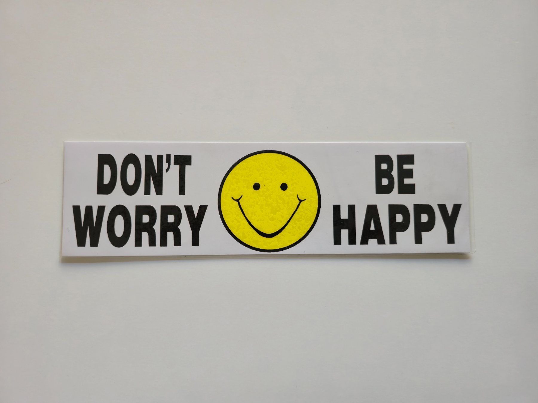 Sticker: Aufkleber DON'T WORRY BE HAPPY - NEU – Nuovo (secondo la descrizione) da Dättlikon venduto da Wundertuete_
