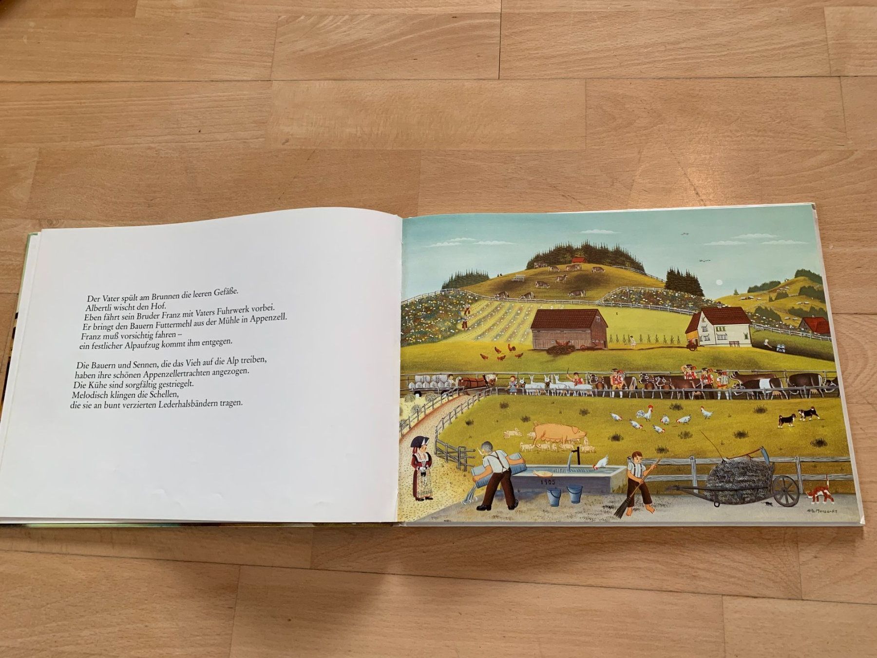 Bücher: Bilderbuch Albertli von Albert Manser, 1988 – Gebraucht aus Worb von farben20zauber 1