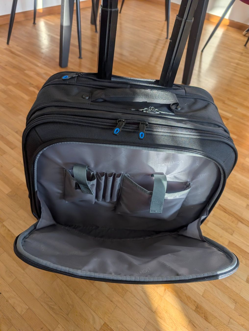 Valigie & Borse: LiGHTPAK Business Notebook-Trolley "STAR", Nylon, schwarz – Usato da Reinach BL venduto da jj.sheen 1
