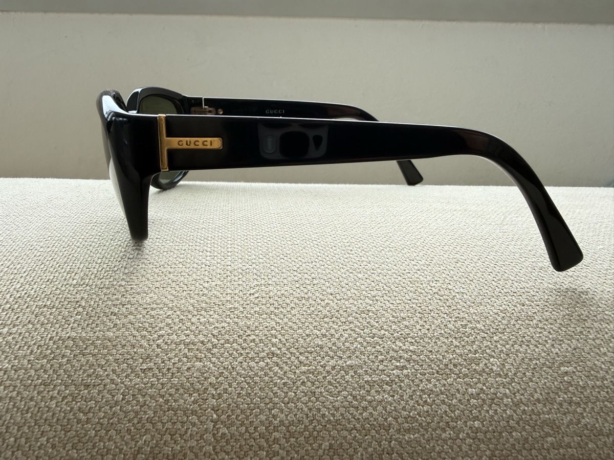 Gucci Occhiali & Lenti: Original Gucci Sonnenbrille Schwarz – Usato da Uetikon am See venduto da enzendan 1
