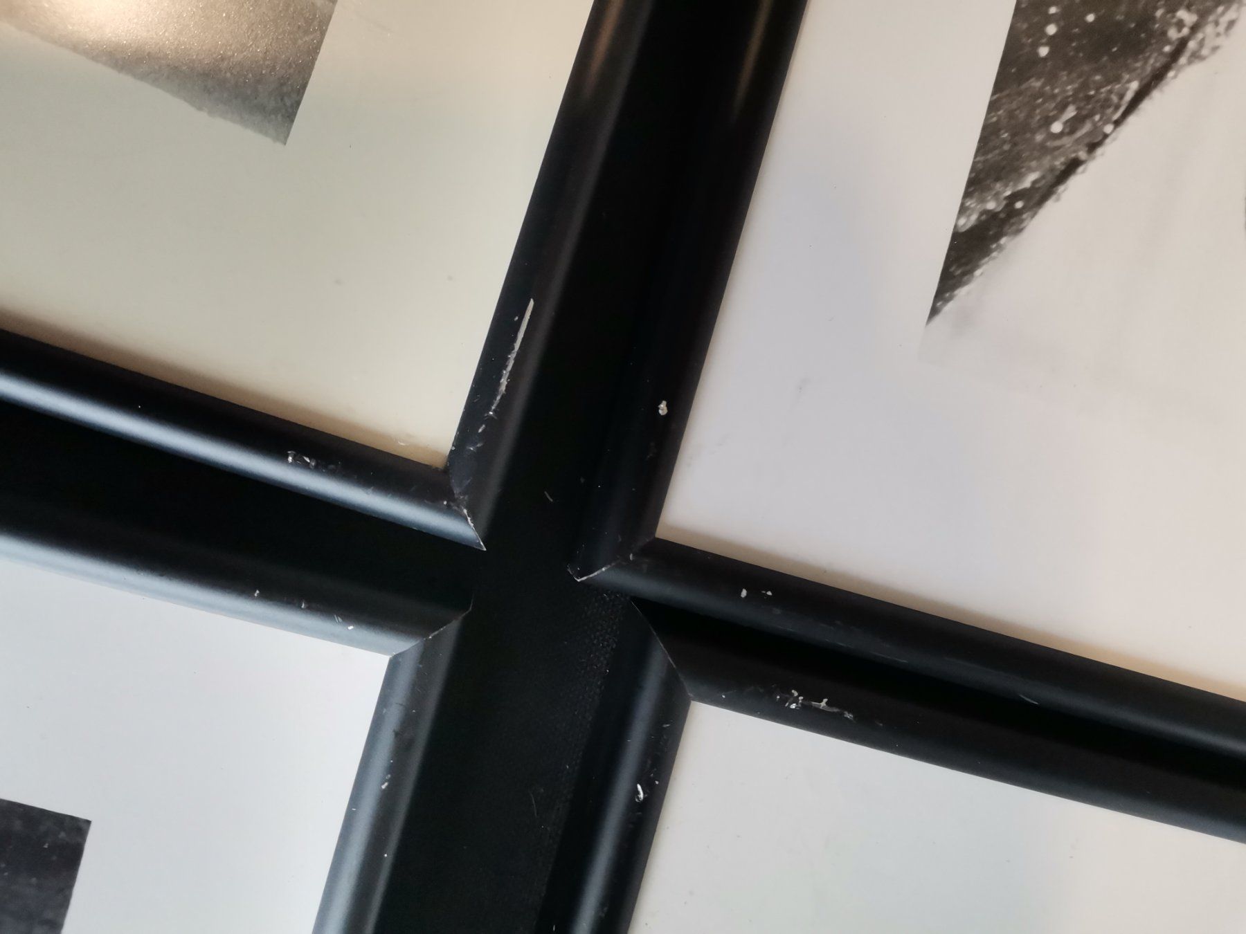 Cornici: Schwarze Bilderrahmen aus Aluminium, Steckrahmen, Bilderrahm – Usato da Wiedlisbach venduto da materialkreislauf 3