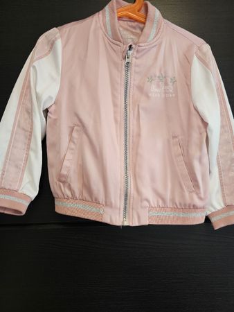 Süsse Mädchen Übergangsjacke Gr.98 Palomino rosa weiss