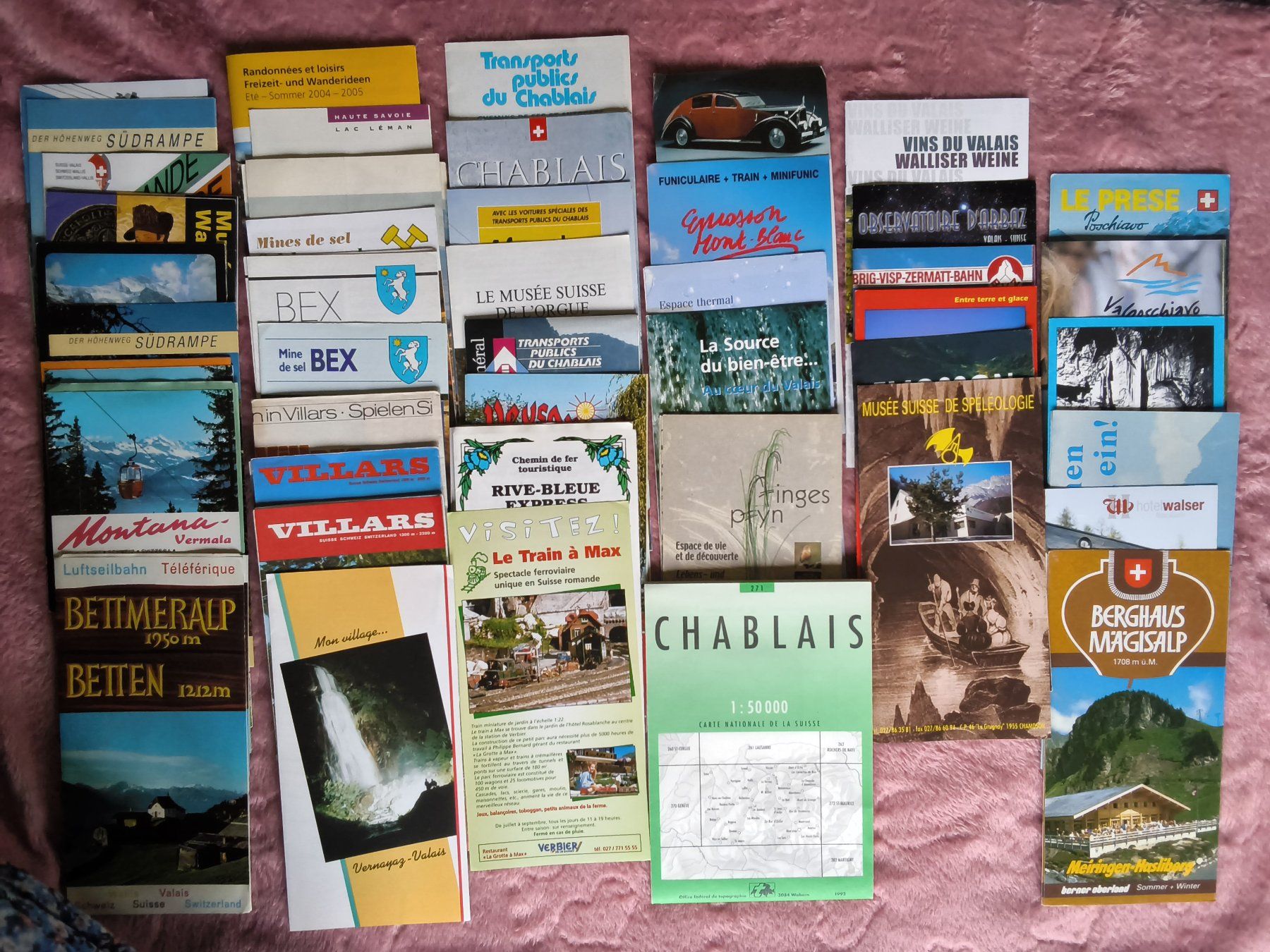 Documenti: Set versch. PROSPEKTE Schweiz 900 g. – Usato da Hallau venduto da histoiremerveilleuse